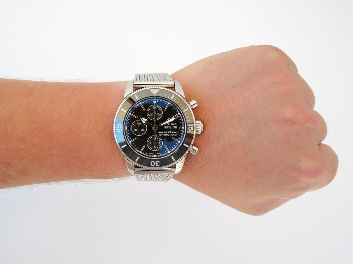 Swiss watch Breilting Superocean Heritage Chronograph 44 Black Dial (11.2023)