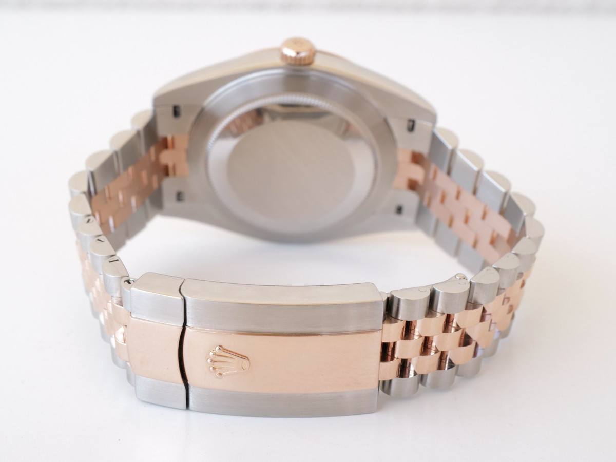 Швейцарський годинник Rolex Datejust 41 Jubilee Steel 18K Rose Gold Sundust Dial (2020)