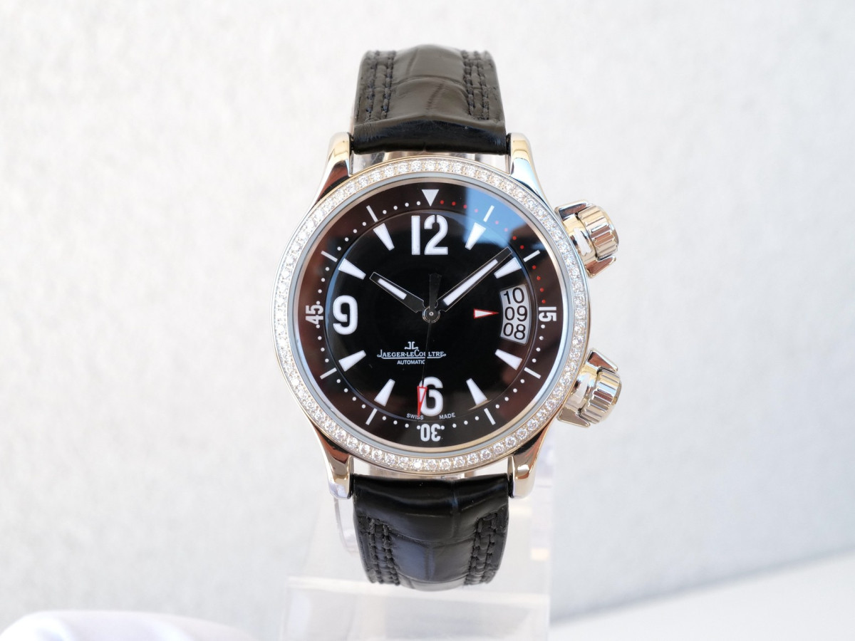 Швейцарський годинник Jaeger-LeCoultre Master Compressor Automatic Diamonds Black Dial 37