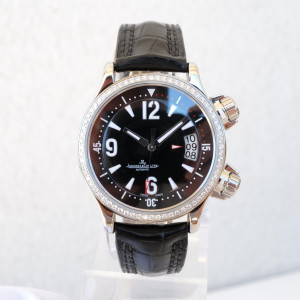 Швейцарський годинник Jaeger-LeCoultre Master Compressor Automatic Diamonds Black Dial 37