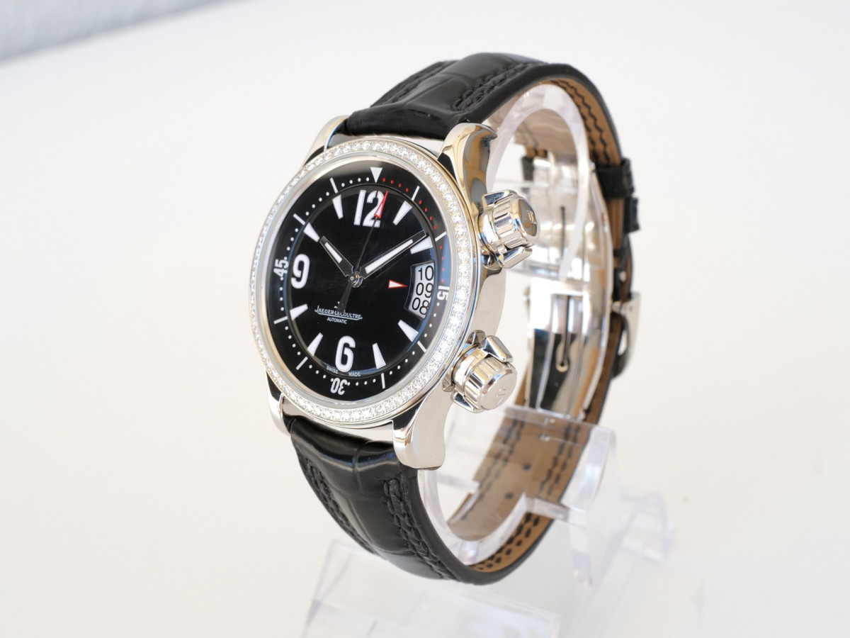 Швейцарський годинник Jaeger-LeCoultre Master Compressor Automatic Diamonds Black Dial 37