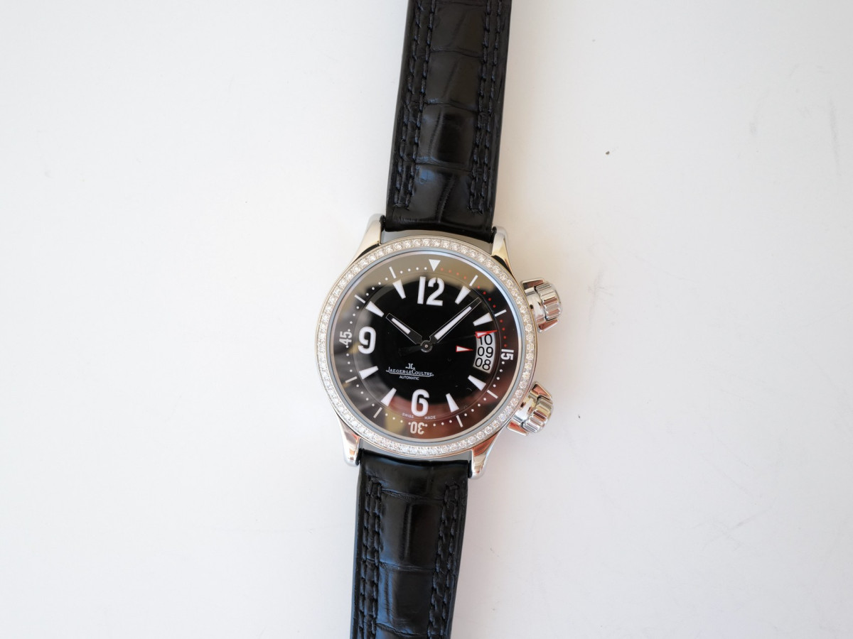 Швейцарський годинник Jaeger-LeCoultre Master Compressor Automatic Diamonds Black Dial 37