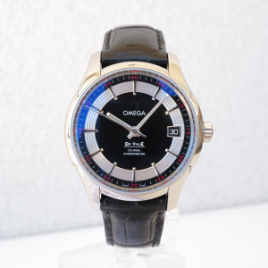 Швейцарские часы Omega De Ville Hour Vision Co-Axial Black Dial 41