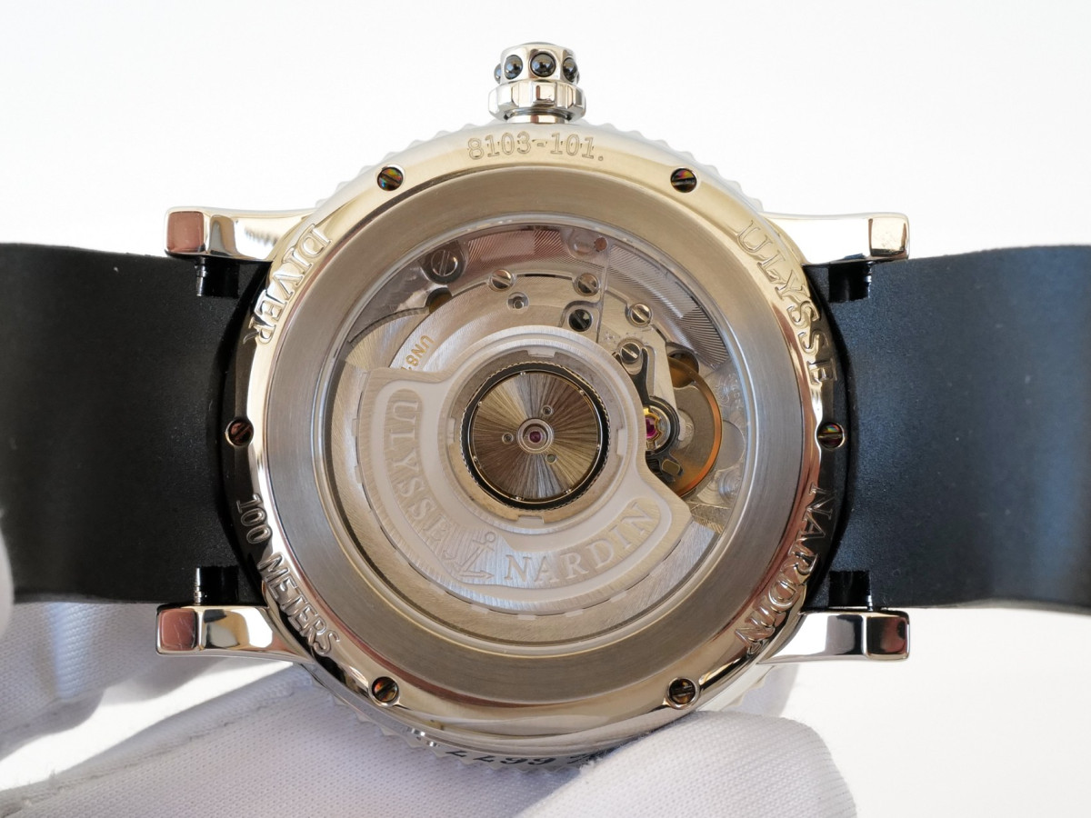 Швейцарские часы Ulysse Nardin Lady Diver Starry Night Black Diamond Dial 40