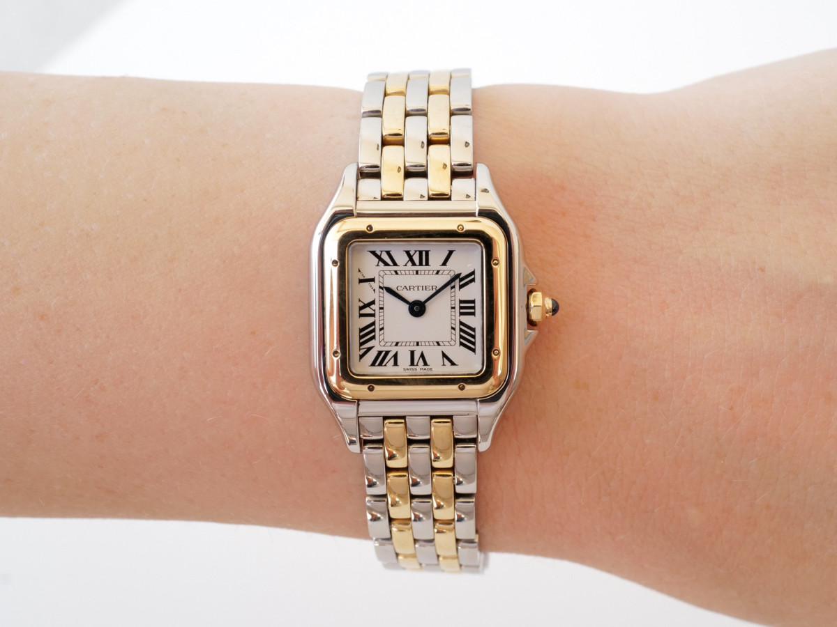 Швейцарський годинник Cartier Panthere De Cartier Steel Yellow Gold Quartz Small