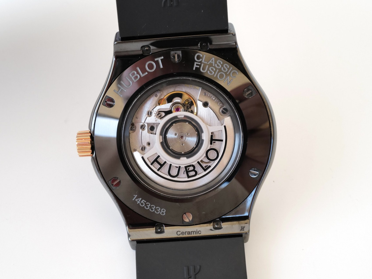 Швейцарские часы Hublot Classic Fusion Ceramic King Gold 45 (2022)