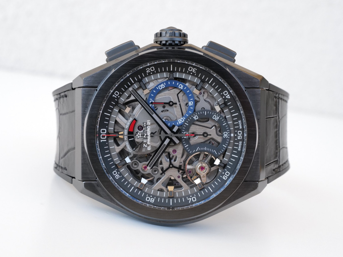 Swiss watch Zenith Defy El Primero 21 Ceramic Skeleton Chronograph 44