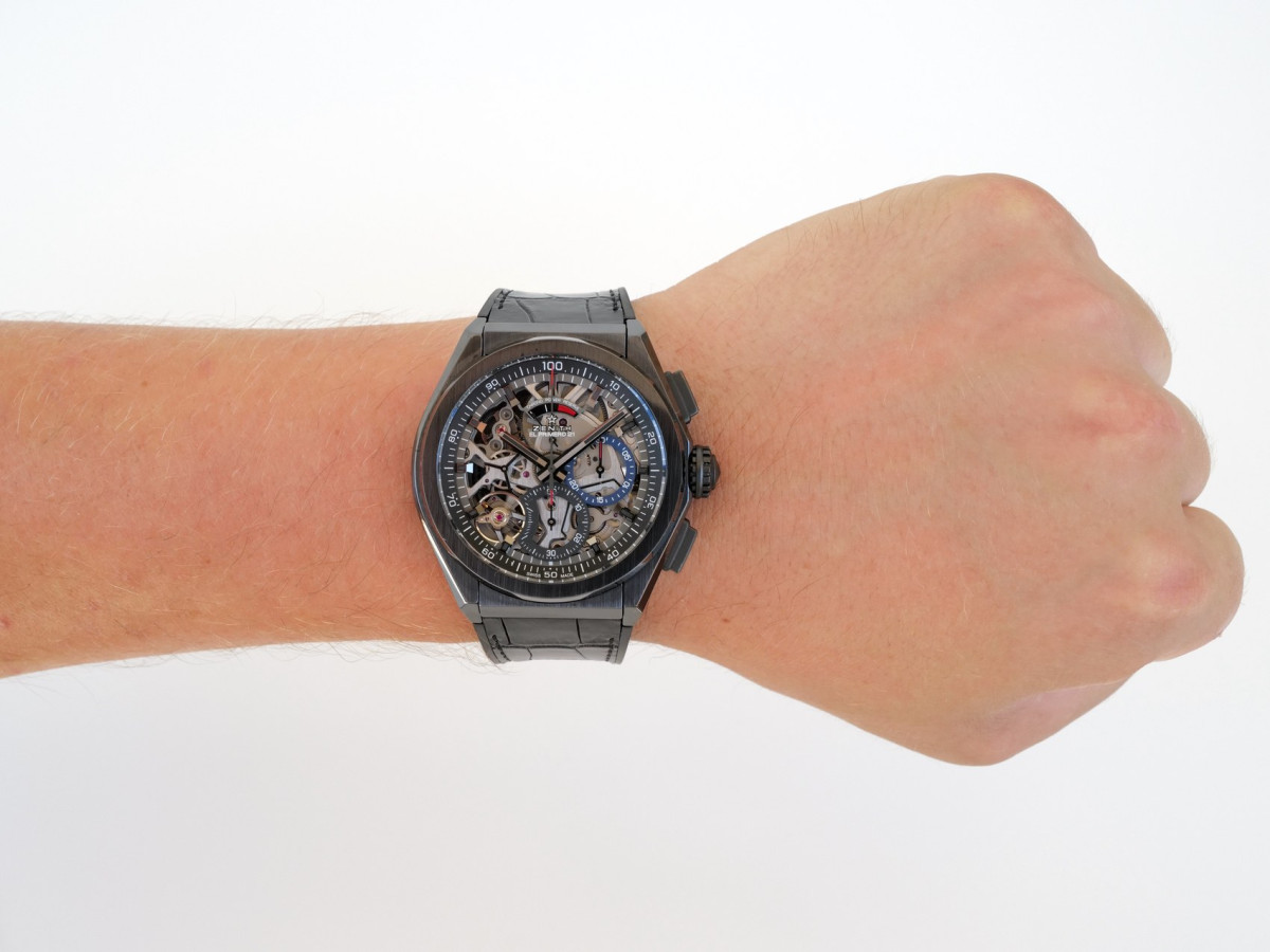 Swiss watch Zenith Defy El Primero 21 Ceramic Skeleton Chronograph 44