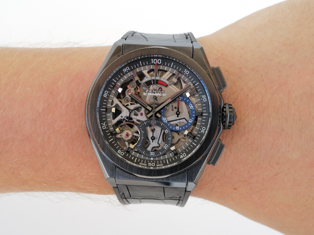 Swiss watch Zenith Defy El Primero 21 Ceramic Skeleton Chronograph 44