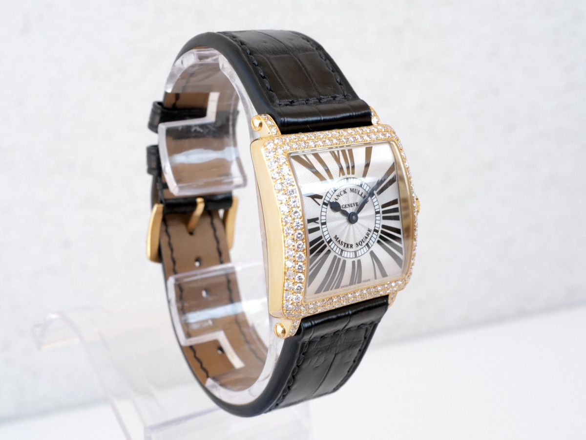 Швейцарський годинник Franck Muller Master Square 18K Rose Gold Diamonds
