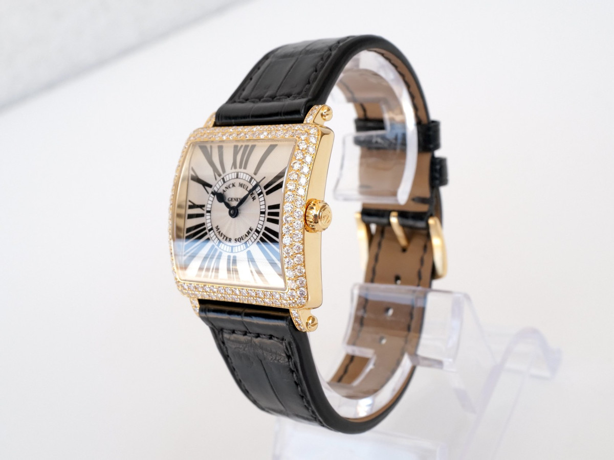Швейцарський годинник Franck Muller Master Square 18K Rose Gold Diamonds