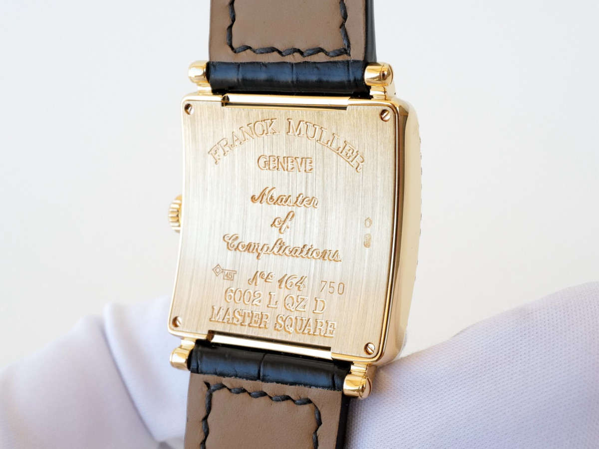 Швейцарський годинник Franck Muller Master Square 18K Rose Gold Diamonds