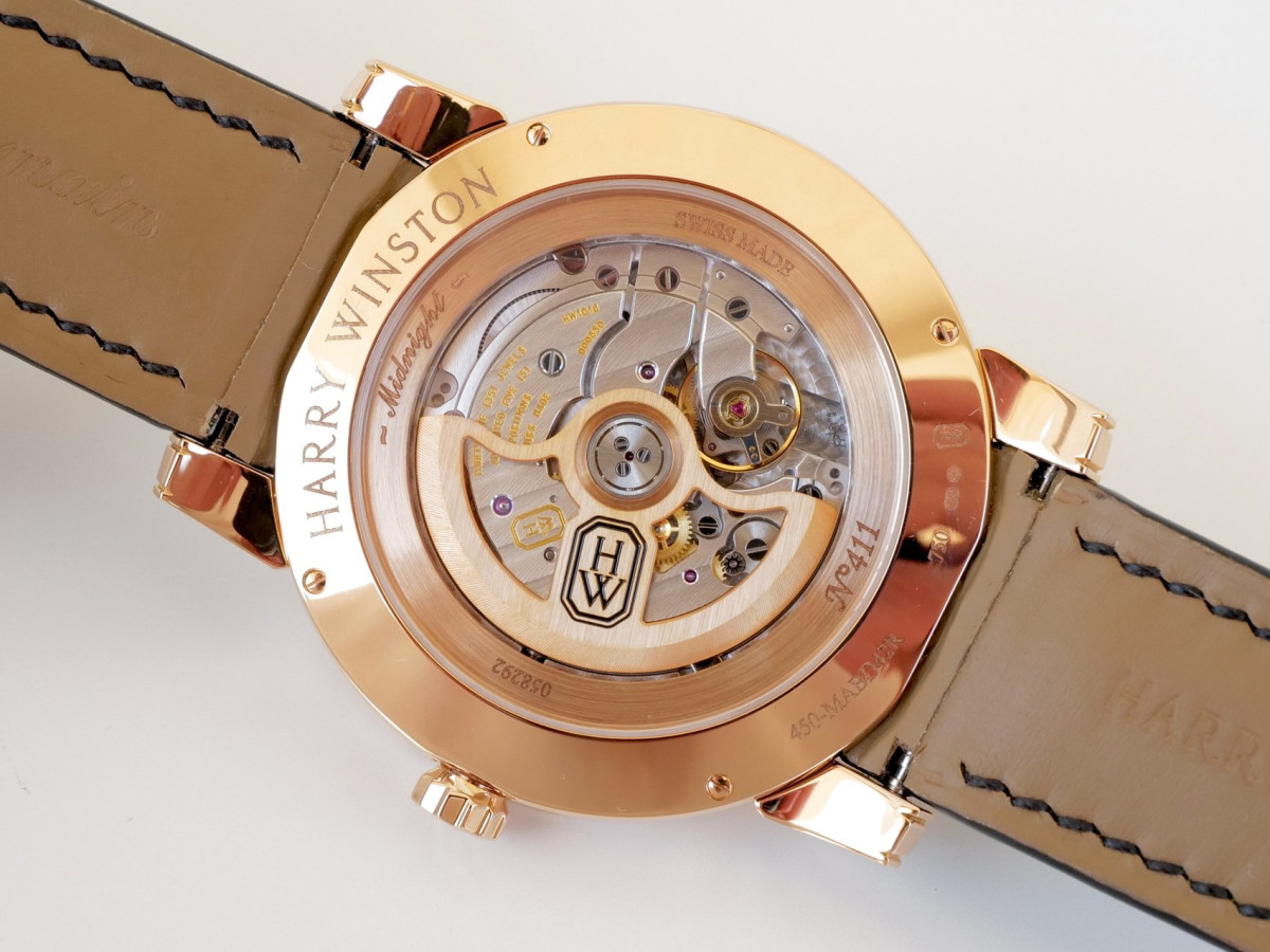 Швейцарские часы Harry Winston Midnight Big Date 18K Rose Gold 42