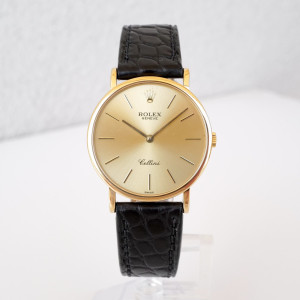 Швейцарський годинник Rolex Cellini 18K Yellow Gold Manual Winding 32