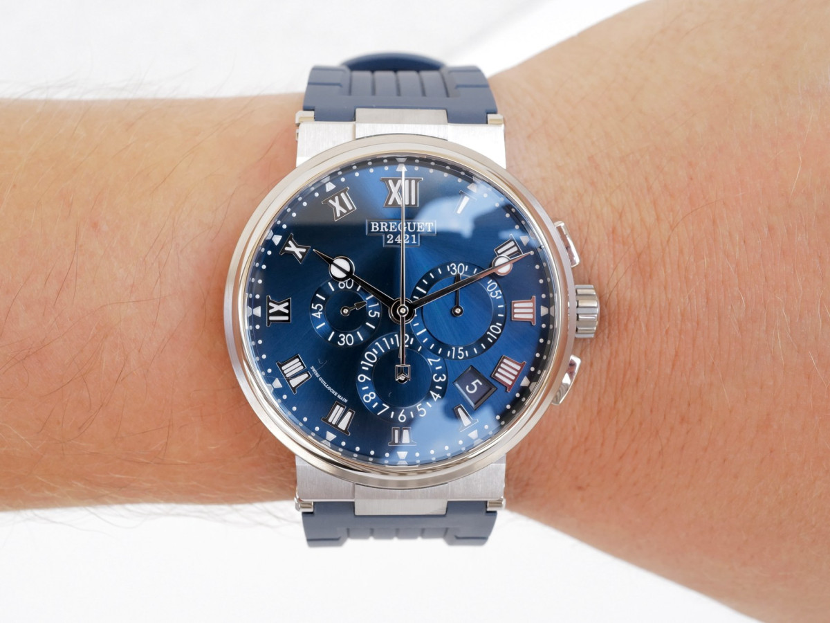 Swiss watch Breguet Marine Titanium Chronograph Automatic 42 (2023)
