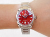 Швейцарские часы Omega Seamaster Aqua Terra 150M Co-Axial Master Chronometer Shades Terracotta Red Dial 38