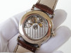 Швейцарские часы Blancpain Villeret Quantieme Triple Date Complete Calendar Moon Phase 18K White Gold Brown Dial