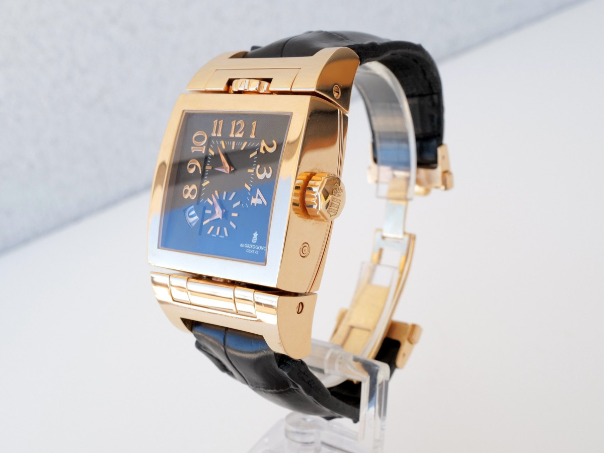 Швейцарские часы De Grisogono Instrumento Doppio Tre 18K Rose Gold