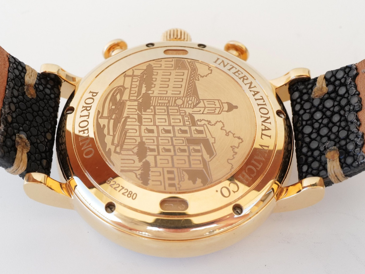 Швейцарський годинник IWC Portofino Chronograph 18K Rose Gold Grey Dial 42