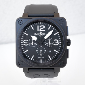 Швейцарський годинник Bell & Ross Carbon Chronograph BR 01-94