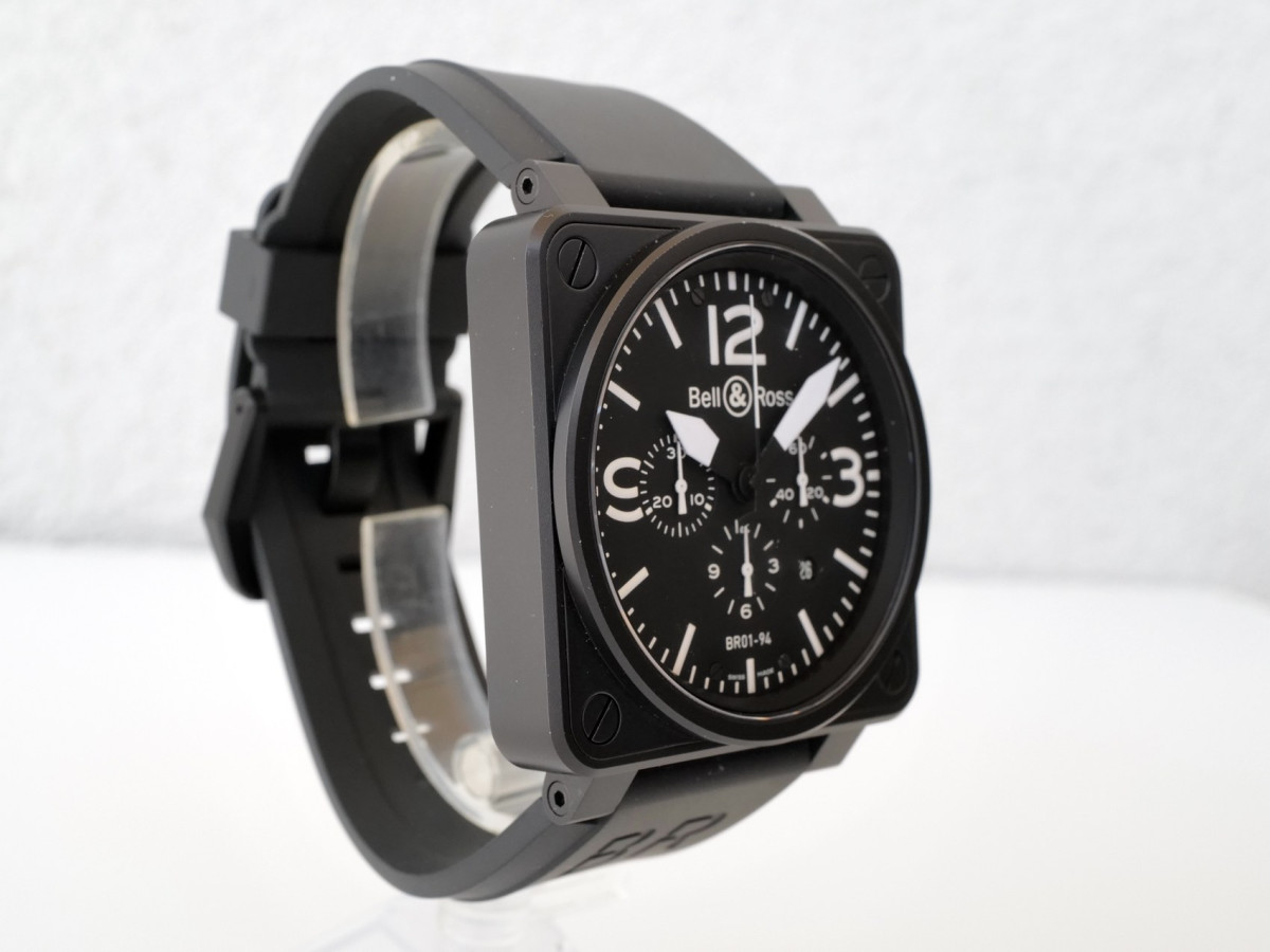 Швейцарський годинник Bell & Ross Carbon Chronograph BR 01-94