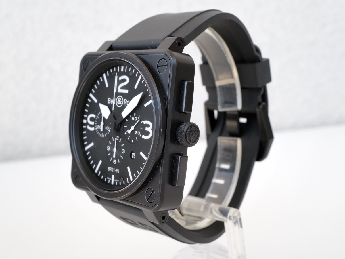 Швейцарський годинник Bell & Ross Carbon Chronograph BR 01-94