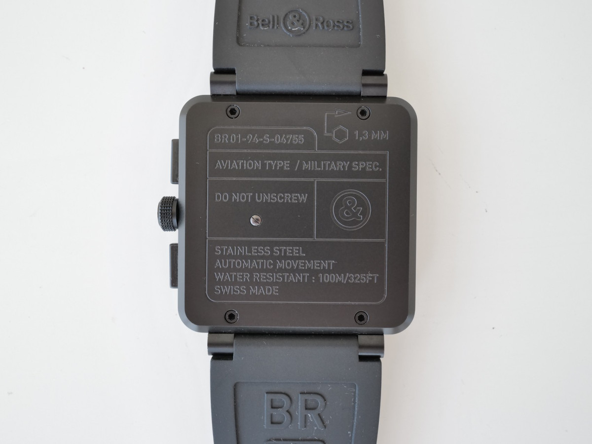 Швейцарський годинник Bell & Ross Carbon Chronograph BR 01-94