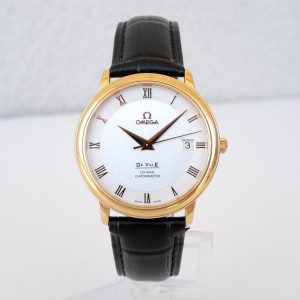 Швейцарские часы Omega De Ville Prestige 18K Rose Gold 37