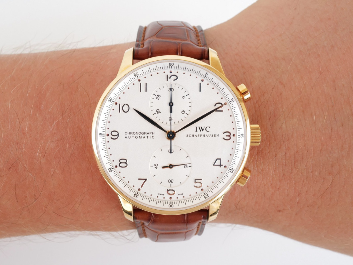 Swiss watch IWC Portuguese Chronograph 18K Rose Gold 41