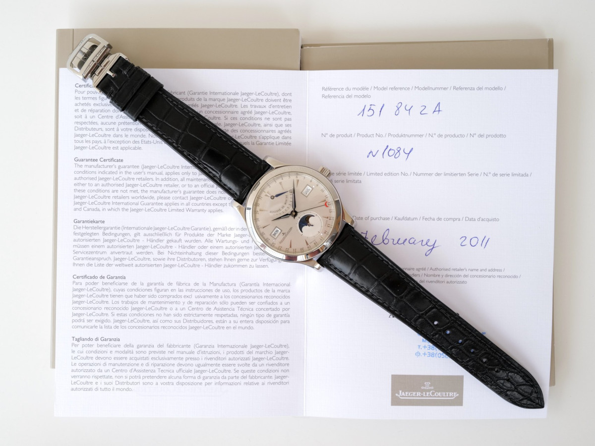 Швейцарские часы Jaeger-LeCoultre Master Calendar Reserve De Marche Moon Phase 40,5