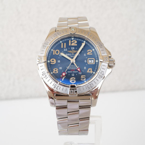 Швейцарские часы Breitling Colt GMT Blue Dial 40,5