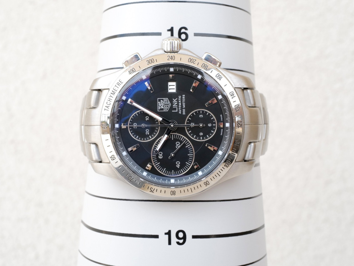 Swiss watch Tag Heuer Link Calibre 16 Chronograph Black Dial 42