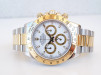 Швейцарський годинник Rolex Cosmograph Daytona 18K Yellow Gold Steel White Dial 40