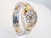 Швейцарський годинник Rolex Cosmograph Daytona 18K Yellow Gold Steel White Dial 40