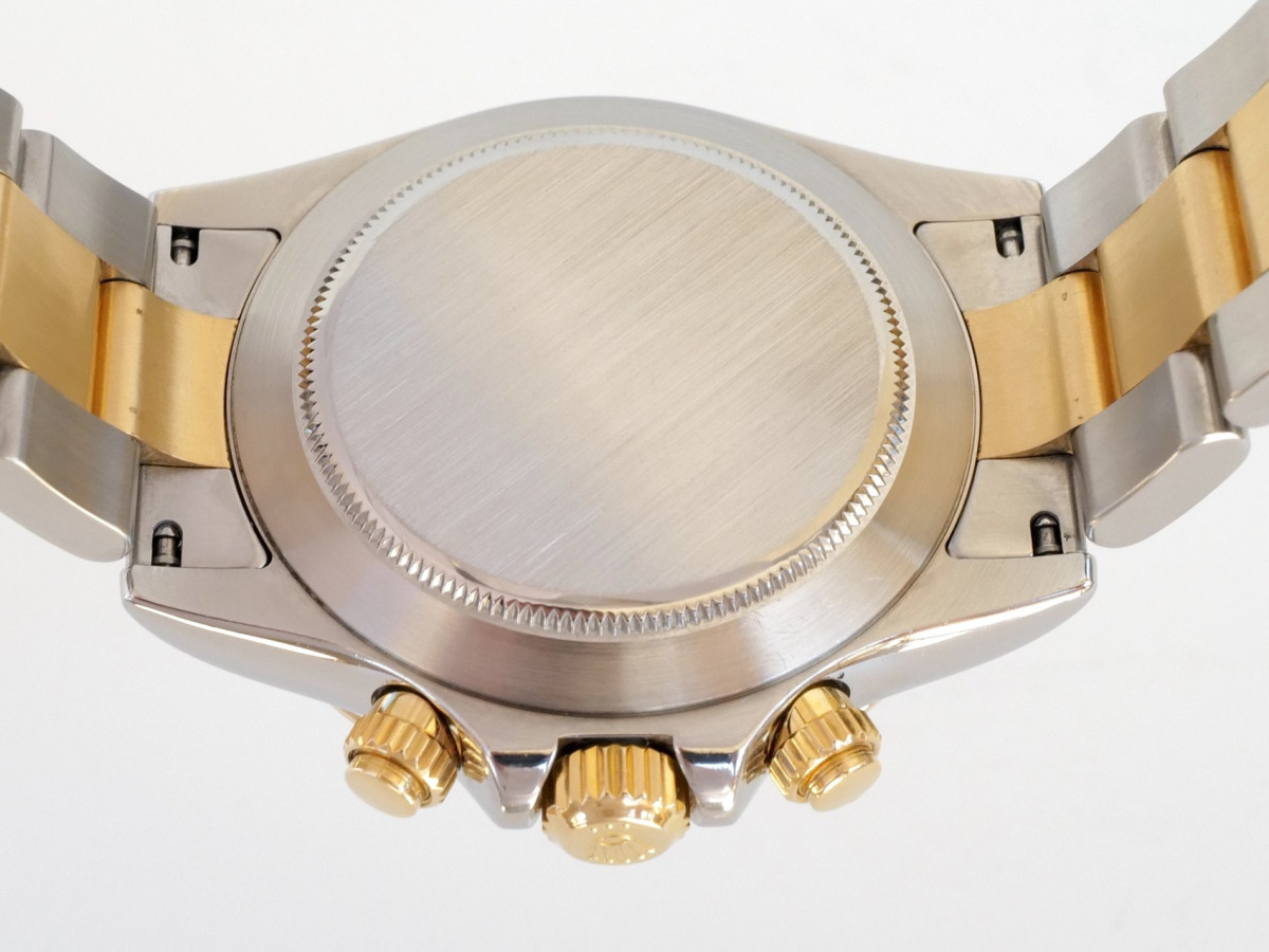 Швейцарський годинник Rolex Cosmograph Daytona 18K Yellow Gold Steel White Dial 40