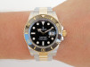 Швейцарские часы Rolex Submariner Date 41 Yellow Gold Steel Ceramic Black Dial