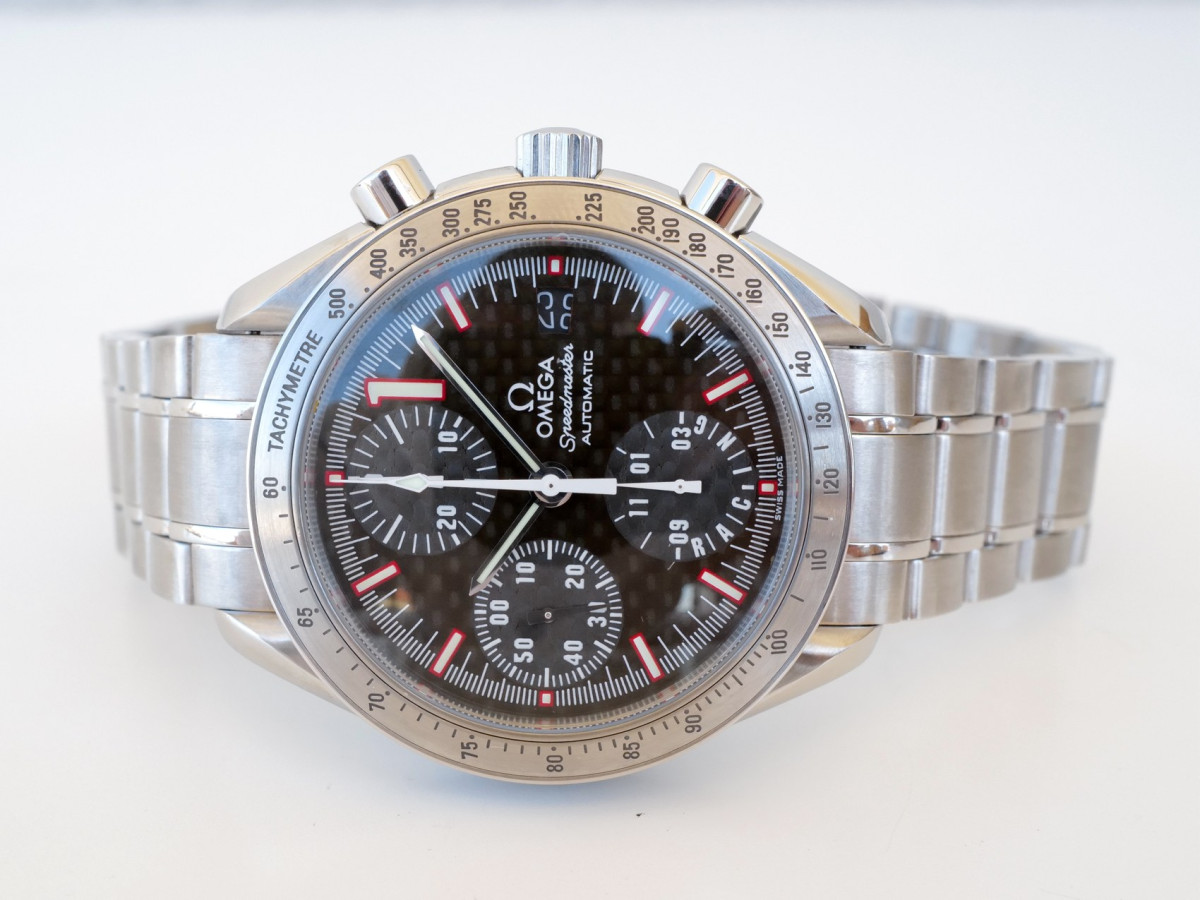 Швейцарские часы Omega Speedmaster Date Chronograph Michael Schumacher Limited Edition 39