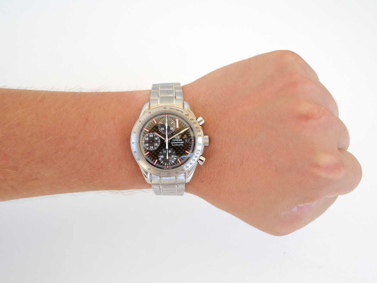 Швейцарские часы Omega Speedmaster Date Chronograph Michael Schumacher Limited Edition 39