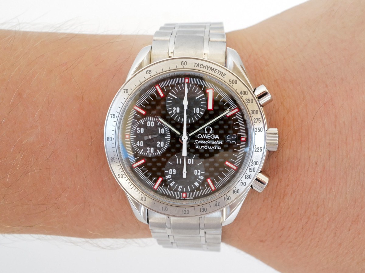 Швейцарские часы Omega Speedmaster Date Chronograph Michael Schumacher Limited Edition 39