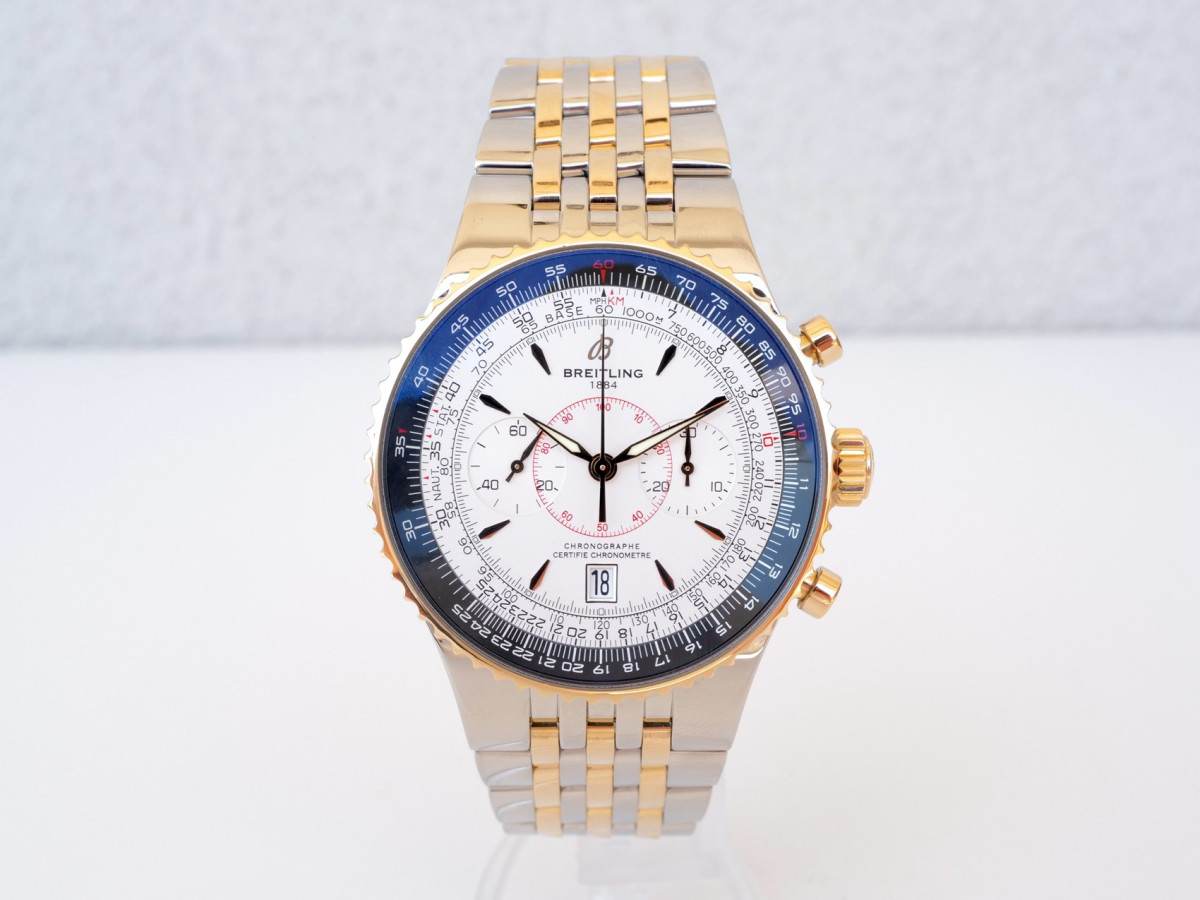 Swiss watch Breitling Montbrillant Legende Chronograph 18K Rose Gold Steel 47