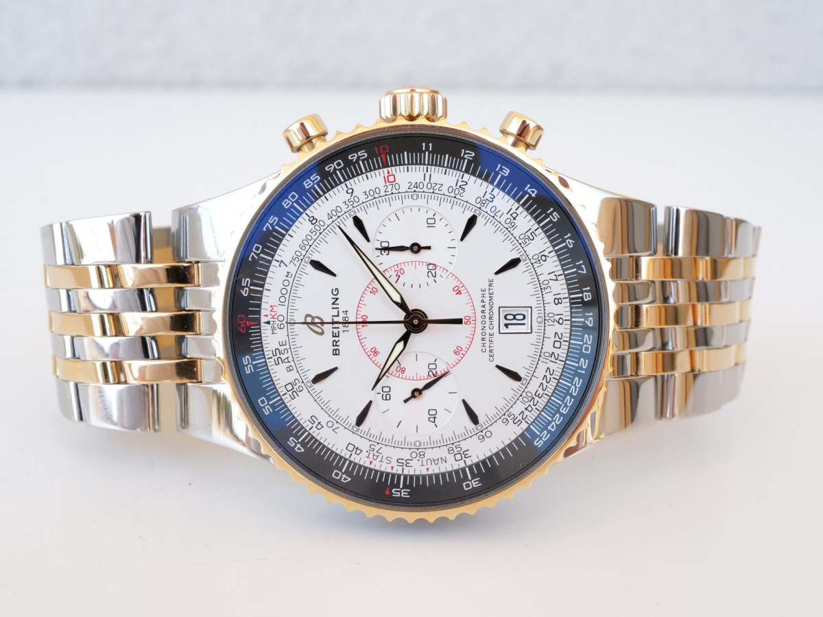 Swiss watch Breitling Montbrillant Legende Chronograph 18K Rose Gold Steel 47