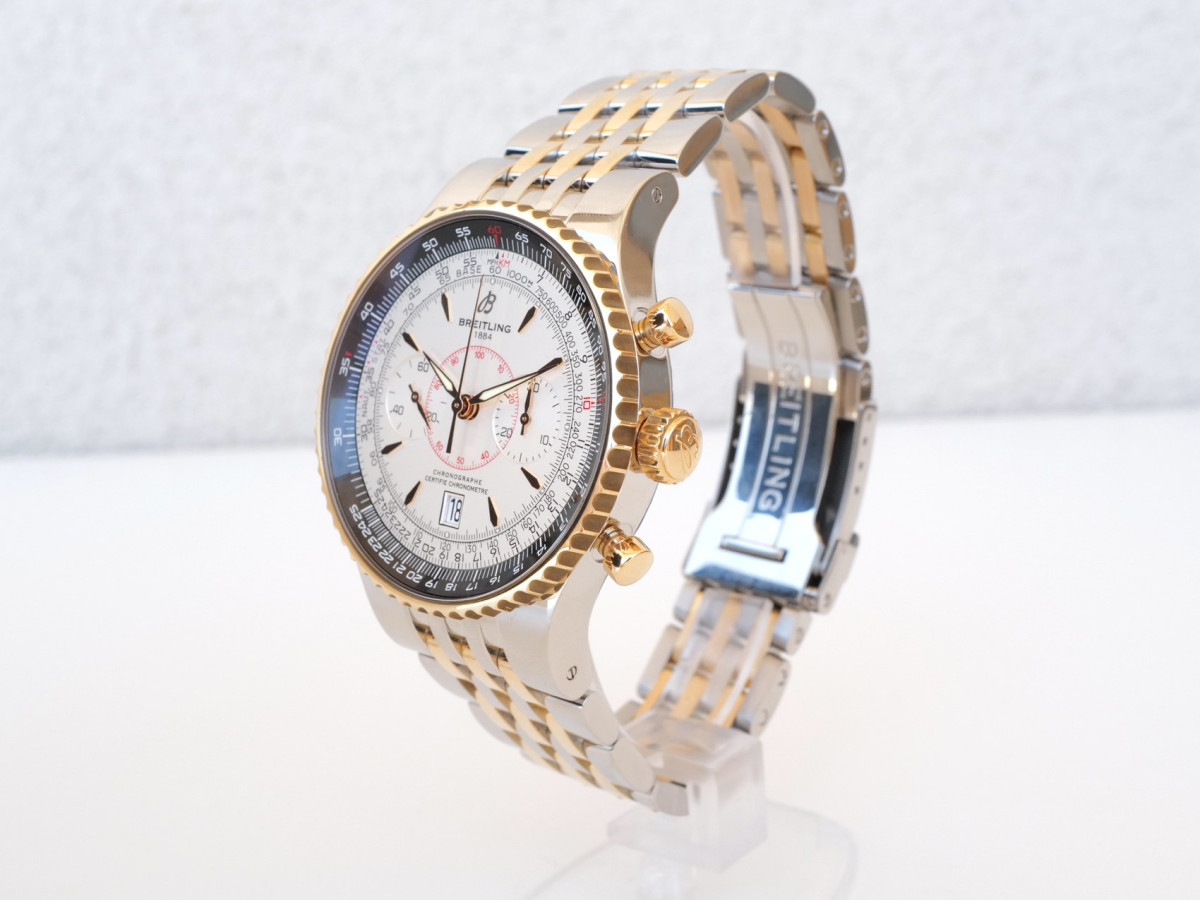 Swiss watch Breitling Montbrillant Legende Chronograph 18K Rose Gold Steel 47