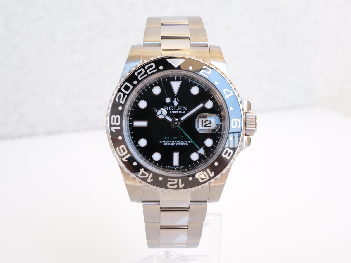 Швейцарський годинник Rolex GMT-Master II Oyster Steel Black Dial 40