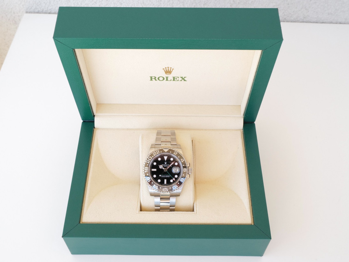 Швейцарський годинник Rolex GMT-Master II Oyster Steel Black Dial 40