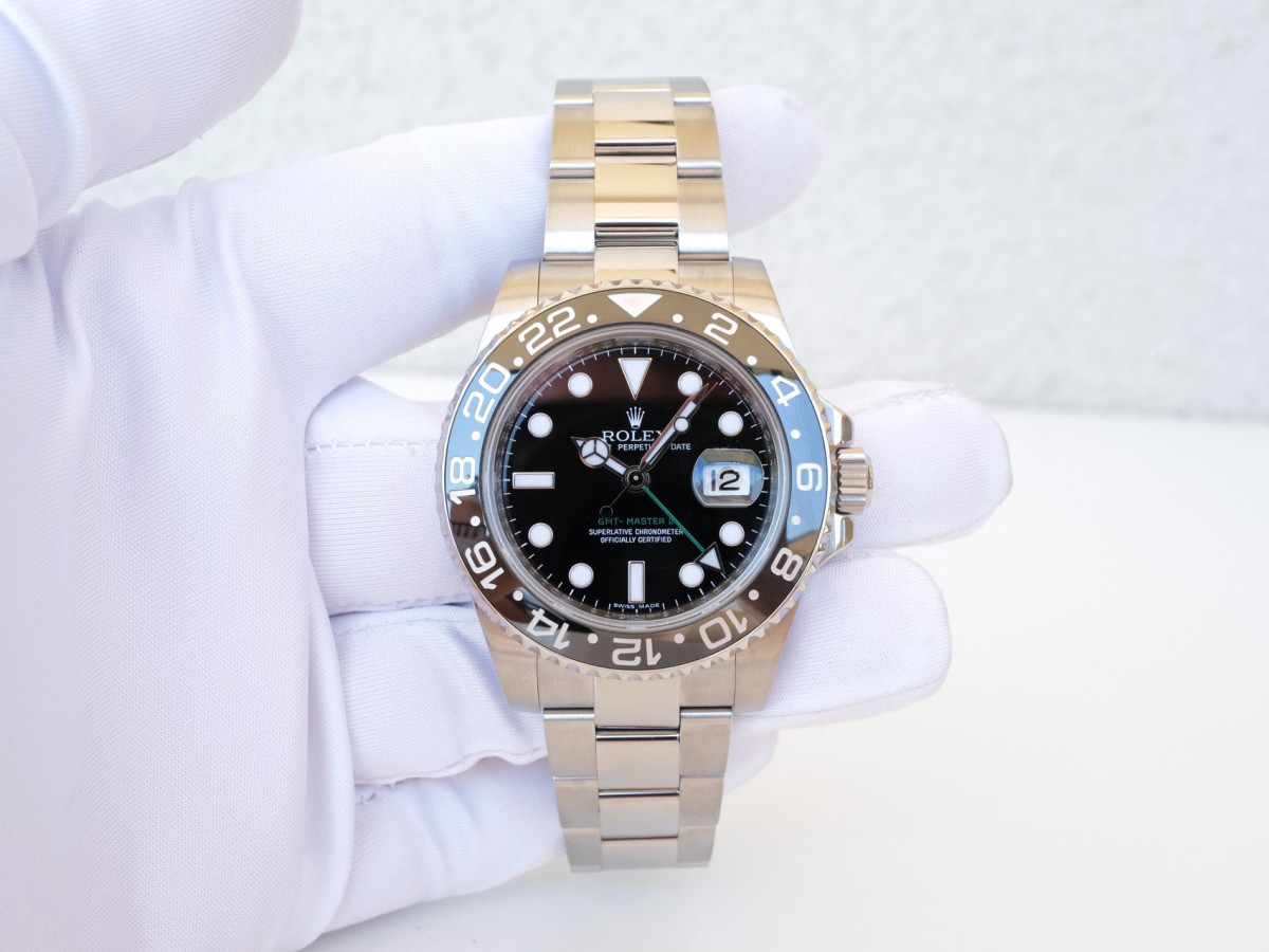 Швейцарський годинник Rolex GMT-Master II Oyster Steel Black Dial 40