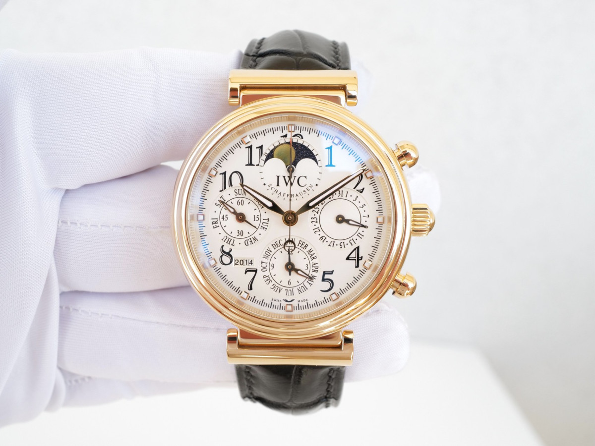 Швейцарские часы IWC Da Vinci Perpetual Calendar Chronograph 18K Rose Gold