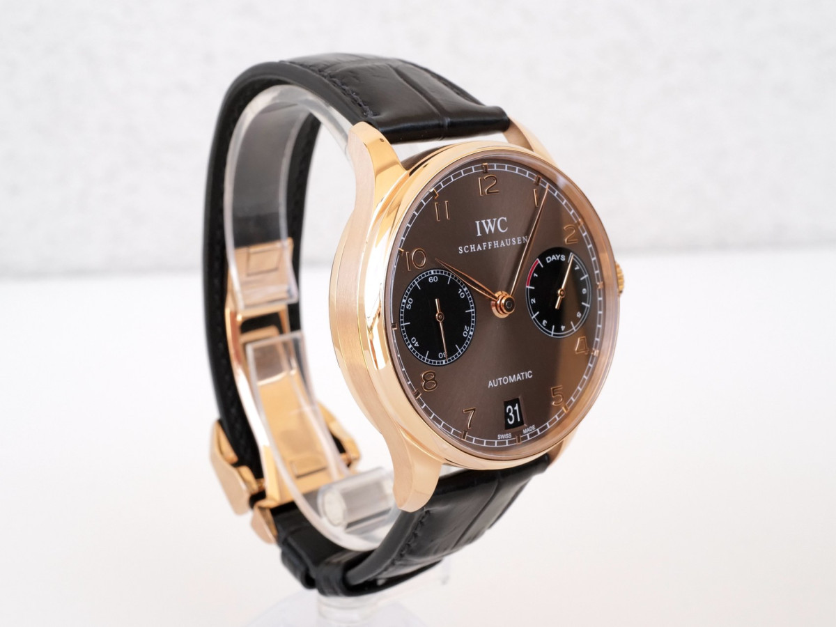 Швейцарские часы IWC Portugieser Automatic 7 Days Power Reserve Boutique Edition 18K Rose Gold 42