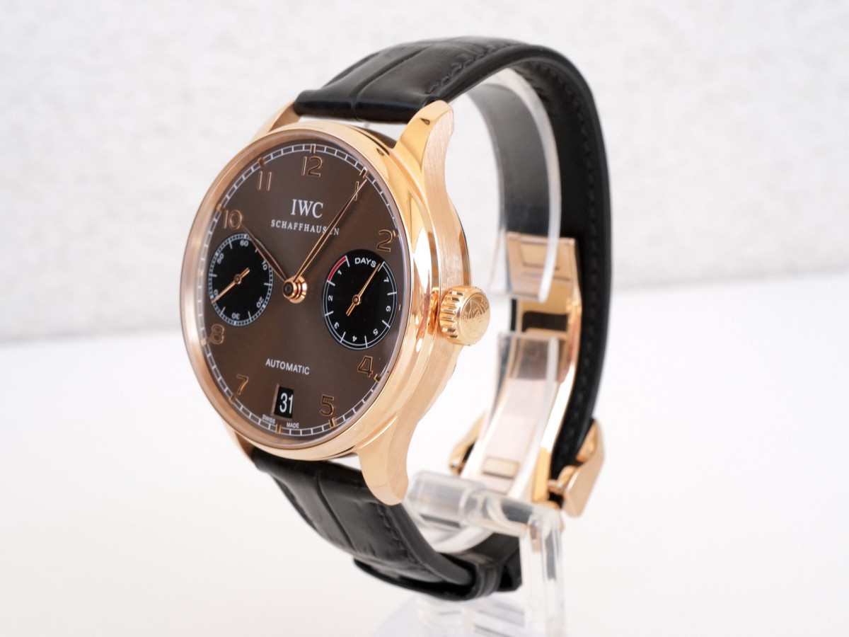 Швейцарские часы IWC Portugieser Automatic 7 Days Power Reserve Boutique Edition 18K Rose Gold 42