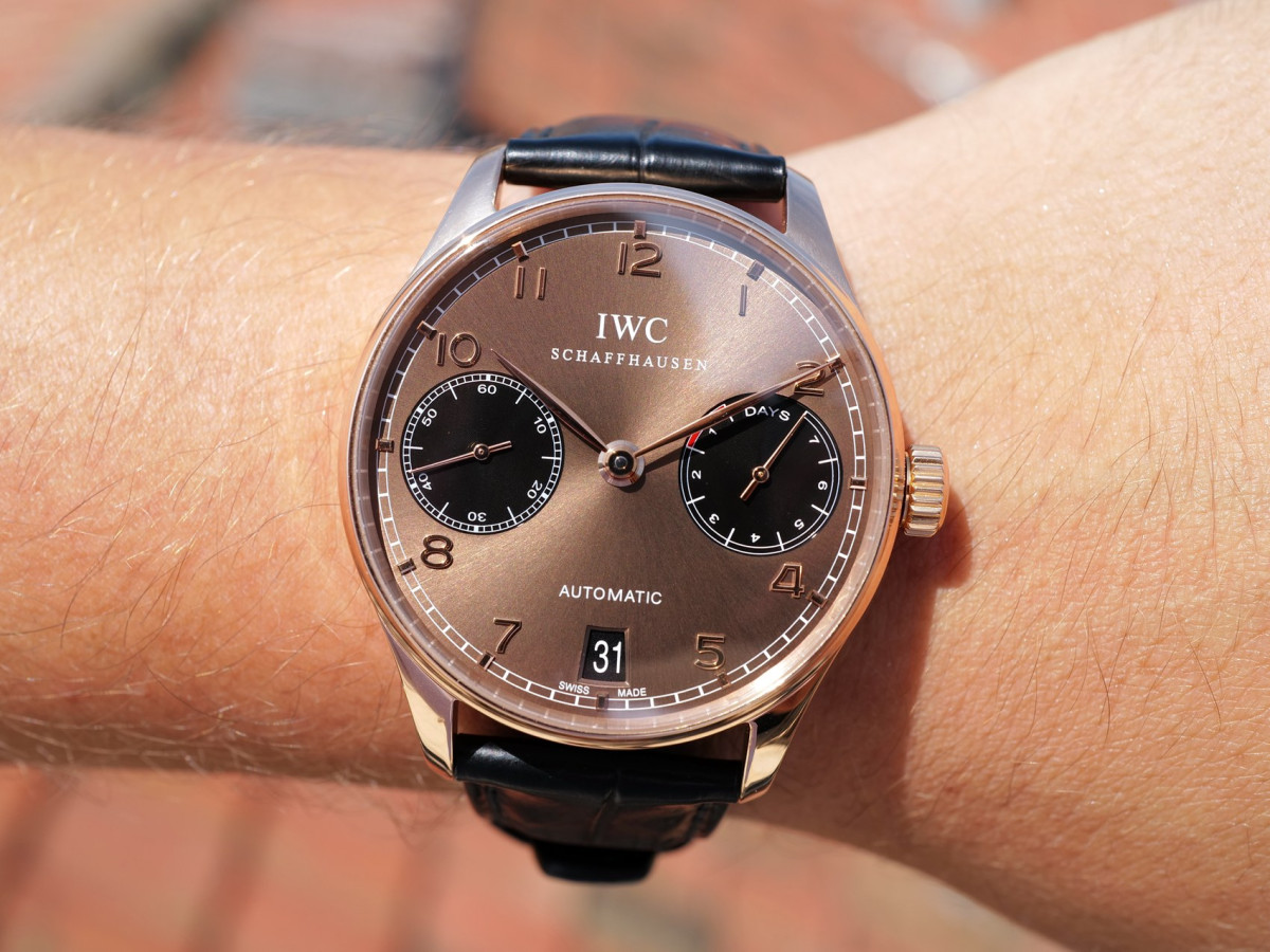 Швейцарские часы IWC Portugieser Automatic 7 Days Power Reserve Boutique Edition 18K Rose Gold 42