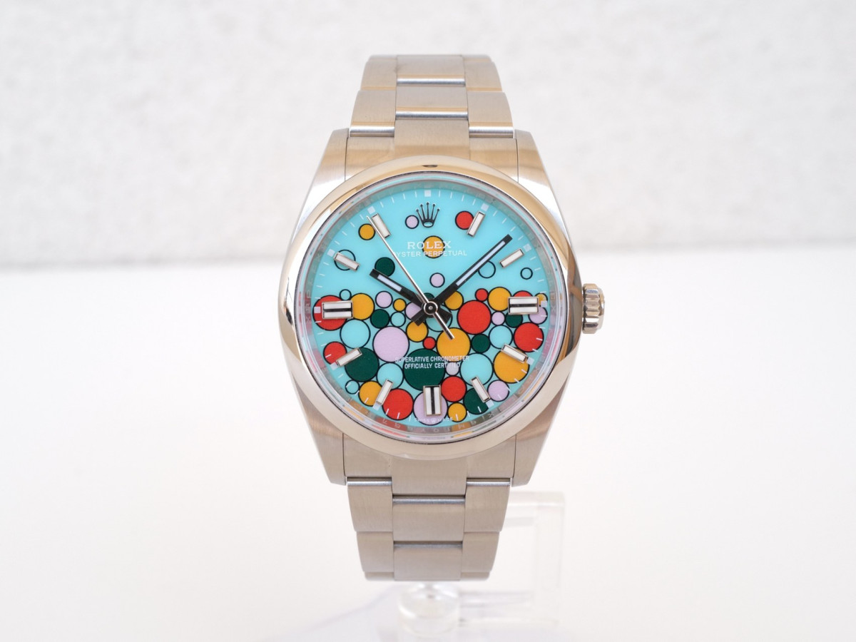 Швейцарський годинник Rolex Oyster Perpetual Custom Celebration Dial 36